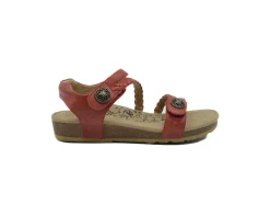 AETREX Jillian Braided Quarter Strap Sandal