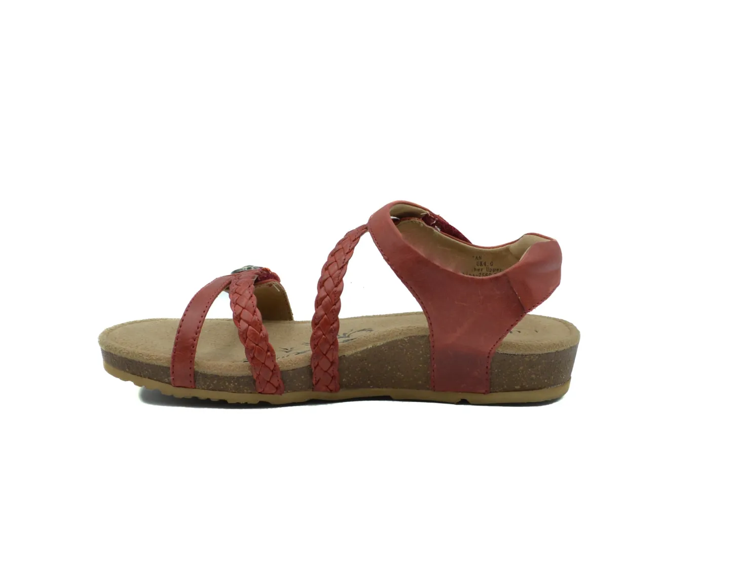 AETREX Jillian Braided Quarter Strap Sandal