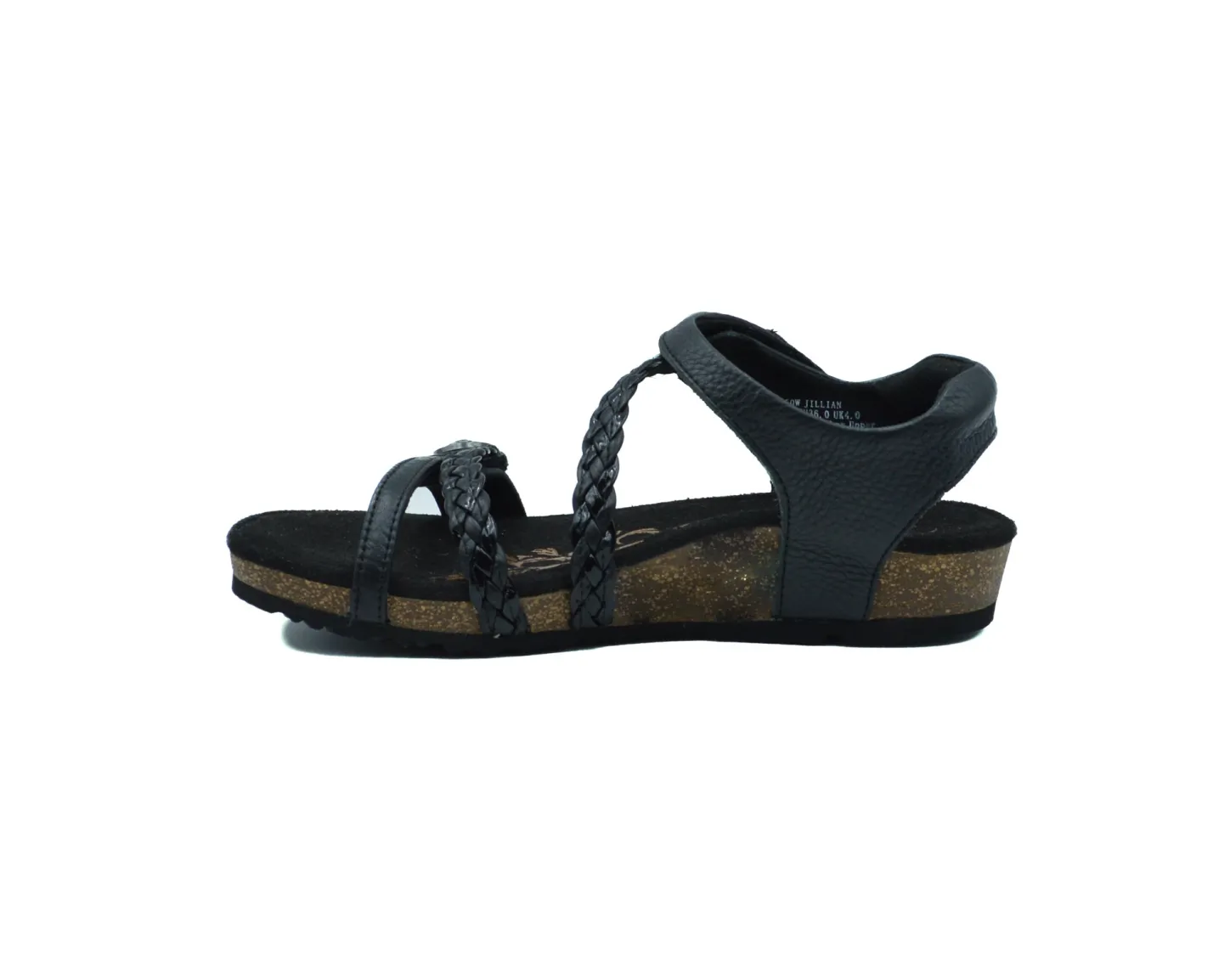 AETREX Jillian Braided Quarter Strap Sandal
