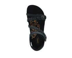 AETREX Jillian Braided Quarter Strap Sandal