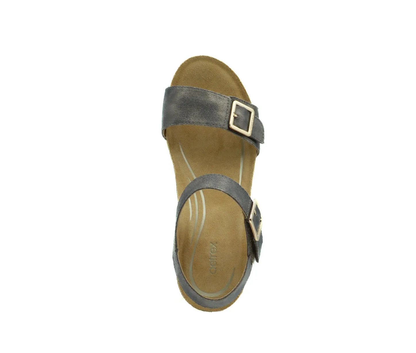 AETREX Lexa Quarter Strap Wedge